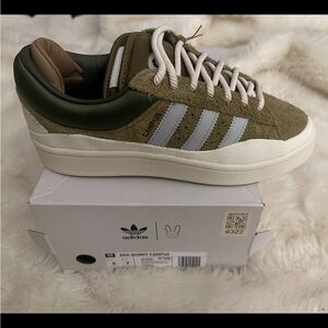 adidas Women's Sneakers in Olive and Cream